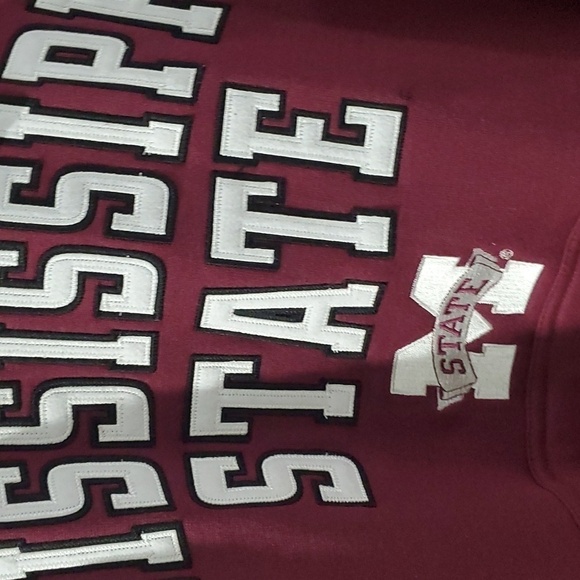 Mississippi State Fleece-lined Drawstring Hoodie Sweatshirt XL Extra Large - Picture 4 of 9